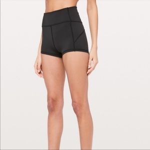 Lululemon high waisted spandex shorts